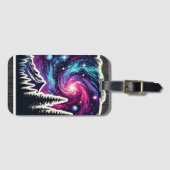 Cosmic Forest: Galaxy Meets Nature Gepäckanhänger (Vorderseite (Horizontal))