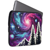 Cosmic Forest: Galaxy Meets Nature Laptopschutzhülle (Vorne Rechts)