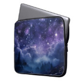 Cosmic Forest Night Sky Laptopschutzhülle (Vorderseite Links)