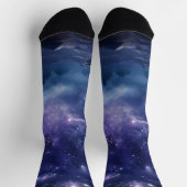 Cosmic Forest Night Sky Socken (Oben)