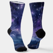Cosmic Forest Night Sky Socken (Gewinkelt)