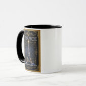 Cosmic France Eiffel Tower Celestial Art Tasse (Vorderseite Links)