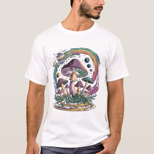 Cosmic Fungi T-Shirt (Vorderseite)