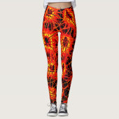 Cosmic Galaxy Leggings – Neon Space Art (Vorderseite)