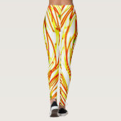 Cosmic Galaxy Leggings – Neon Space Art Pattern (Rückseite)