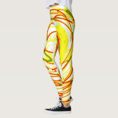 Cosmic Galaxy Leggings – Neon Space Art Pattern (Links)