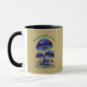 Cosmic Galaxy Mushrooms • Whimsical Fantasy Fungi Tasse (Links)