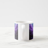 Cosmic Galaxy Nebula Abstract Space Art Design Espressotasse (Rückseite)