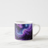 Cosmic Galaxy Nebula Abstract Space Art Design Espressotasse (Rechts)