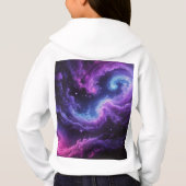 Cosmic Galaxy Nebula Abstract Space Art Design Hoodie (Rückseite)
