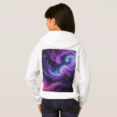 Cosmic Galaxy Nebula Abstract Space Art Design Hoodie (Schwarz voll)