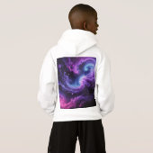 Cosmic Galaxy Nebula Abstract Space Art Design Hoodie (Schwarz voll)