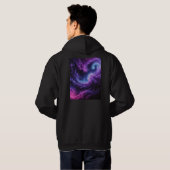 Cosmic Galaxy Nebula Abstract Space Art Design Hoodie (Schwarz voll)