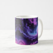 Cosmic Galaxy Nebula Abstract Space Art Design Kaffeetasse (VorderseiteRechts)