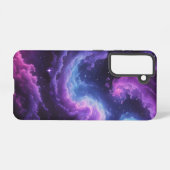 Cosmic Galaxy Nebula Abstract Space Art Design Samsung Galaxy Hülle (Rückseite (Horizontal))