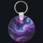 Cosmic Galaxy Nebula Abstract Space Art Design Schlüsselanhänger<br><div class="desc">A mesmerizing abstract galaxy design featuring swirling nebula clouds and deep cosmic colors.
Perfect for space lovers,  sci-fi fans,  and modern aesthetic decor across apparel,  accessories,  and home products.</div>