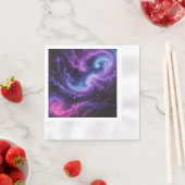 Cosmic Galaxy Nebula Abstract Space Art Design Serviette (Beispiel)