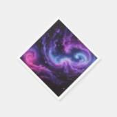 Cosmic Galaxy Nebula Abstract Space Art Design Serviette (Ecke)
