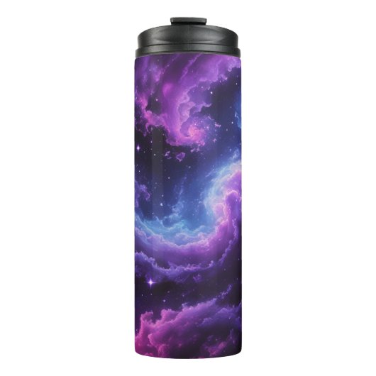Cosmic Galaxy Nebula Abstract Space Art Design Thermosbecher (Vorderseite)