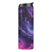 Cosmic Galaxy Nebula Abstract Space Art Design Thermosbecher (Nach links gedreht)