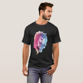 Cosmic Galaxy Unicorn (1) T-Shirt (Vorne ganz)
