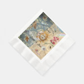 Cosmic Garden Baby Dusche Napkin Serviette (Ecke)