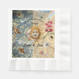 Cosmic Garden Baby Dusche Napkin Serviette