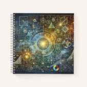 Cosmic Geometry & Scientific Harmony Notizblock (Vorderseite)