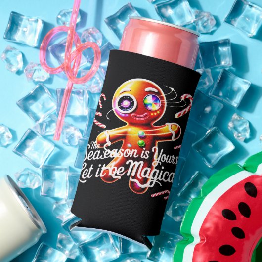 Cosmic Gingerbread Insulated Cooler Magical Holida Selters Dosenkühler (In Situ Sommer)