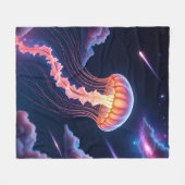 Cosmic Glows Fleecedecke (Vorderseite (Horizontal))