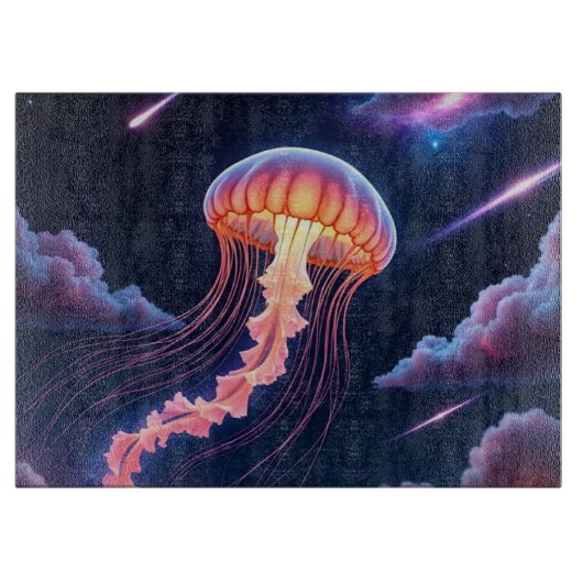 Cosmic Glows Schneidebrett (Vorderseite)