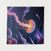 Cosmic Glows Wandteppich (Vorderseite (Horizontal))