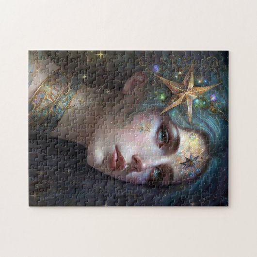Cosmic Goddess Fantasy Art Jigsaw Puzzle (Horizontal)