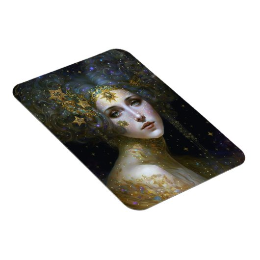Cosmic Goddess Fantasy Art Magnet (Rechte Seite)