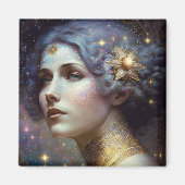 Cosmic Goddess Fantasy Art Magnet (Vorne)