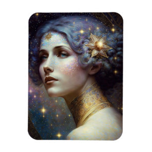 Cosmic Goddess Fantasy Art Magnet