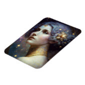 Cosmic Goddess Fantasy Art Magnet (Linke Seite)