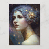 Cosmic Goddess Fantasy Postkarte (Vorderseite)