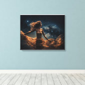 Cosmic Godess-Leinwand Leinwanddruck (Insitu (Holzboden))