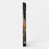 Cosmic Gold Pink Blauer Sterne galaktisch Case-Mate iPhone Hülle (Hinten/Links)