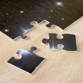 Cosmic gold rosa Stern platzen Raum Galaxie Skysca Puzzle (Seite)