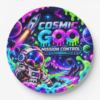 Cosmic Goo Missionskontrolle Pappteller