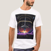 "Cosmic Gravitas" T-Shirt (Vorderseite)