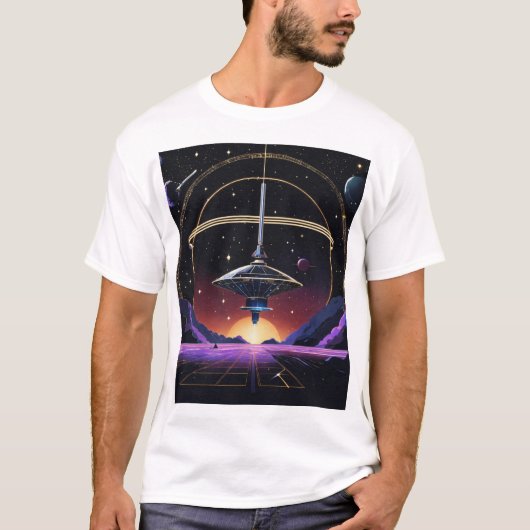 "Cosmic Gravitas" T-Shirt (Vorderseite)