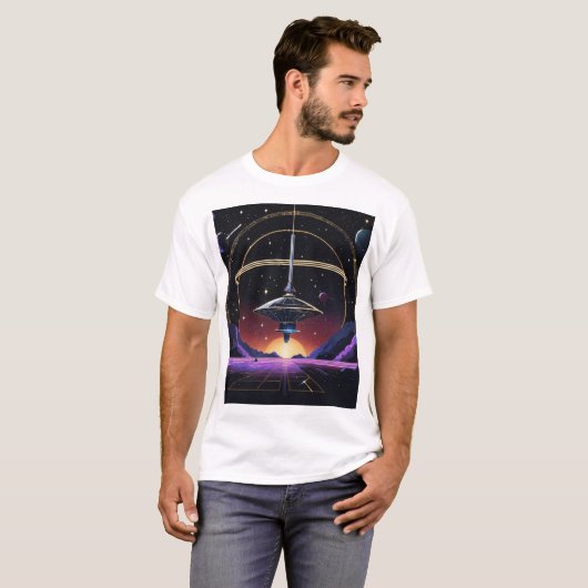 "Cosmic Gravitas" T-Shirt (Vorne ganz)