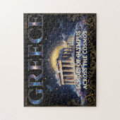 Cosmic Greece Ancient Temple Celestial Art Puzzle (Vertikal)