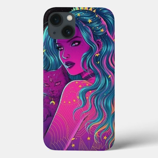 "Cosmic Grimmy Customizable Phone Case - Dauerhaft (Rückseite)