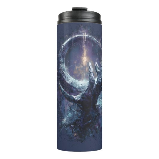 Cosmic Hand Dark Fantasy Thermosbecher (Vorderseite)