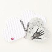 Cosmic Hand in Starry Galaxy – Surreal Spiritual S Notizblock (Innenseite)