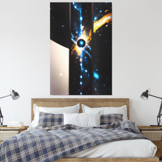 Cosmic Harmony Leinwanddruck (Insitu (Schlafzimmer))